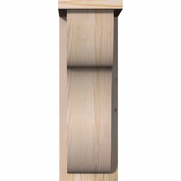 Carmel Smooth Corbel w/Backplate, Douglas Fir S63803