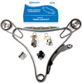 Timing Chain Kit Tensioner Guide Rail Crank Sprocket Cam Sprockets for 2004-2009 Nissan Quest 3.5L VQ35DE C8242