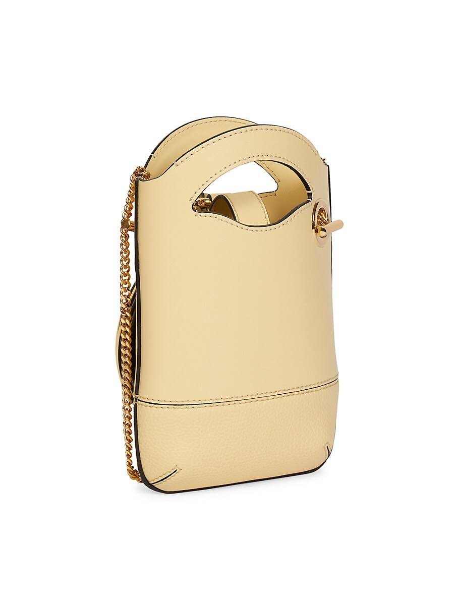 Mini Leather Crossbody Phone Pouch V716358