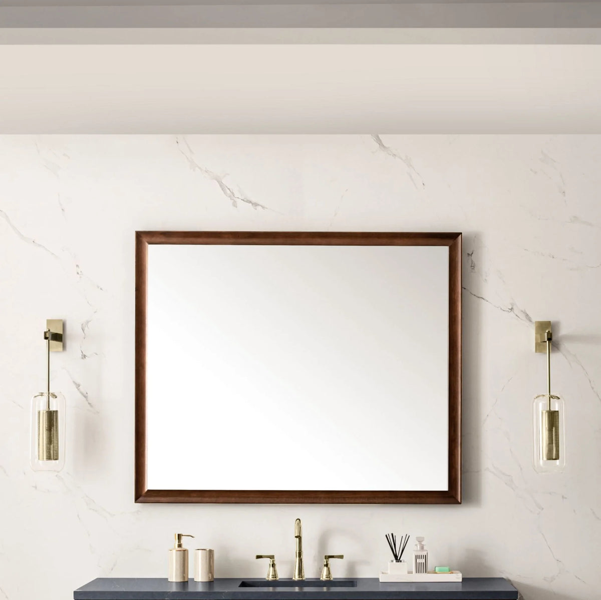 40" X 48" Bathroom Mirror - Grey D33146