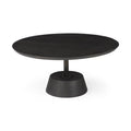 Wooden Pedestal Base Coffee Table P2444