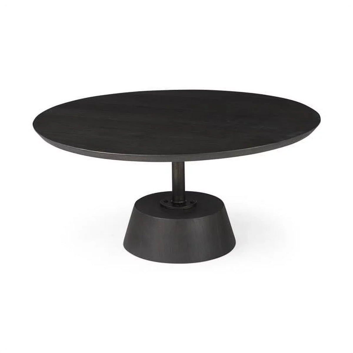 Wooden Pedestal Base Coffee Table P2444