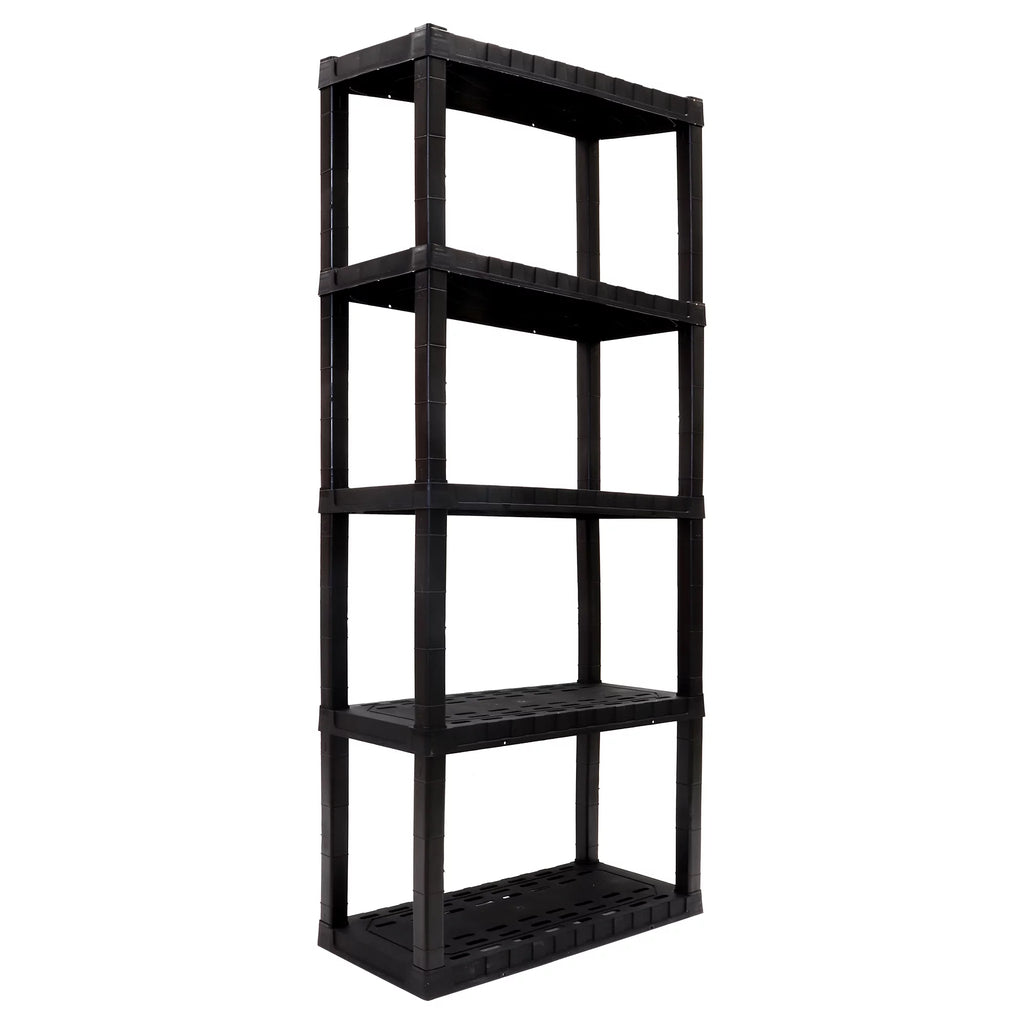 5-Tier Black Shelving Unit T765678