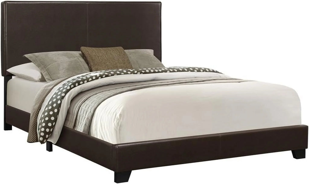 Dark Brown Queen Bed W4039