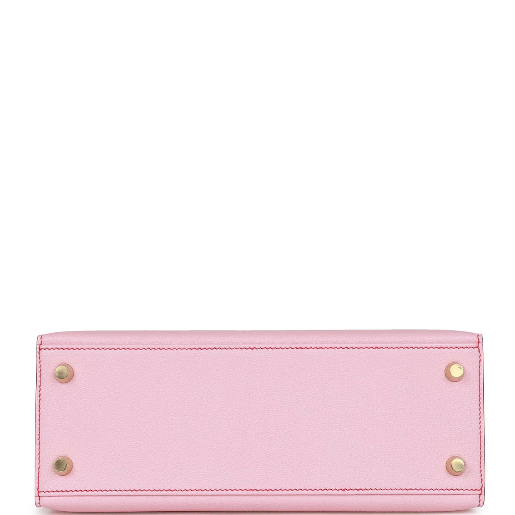Rose Sakura Chevre 25 Kelly Sellier T145296