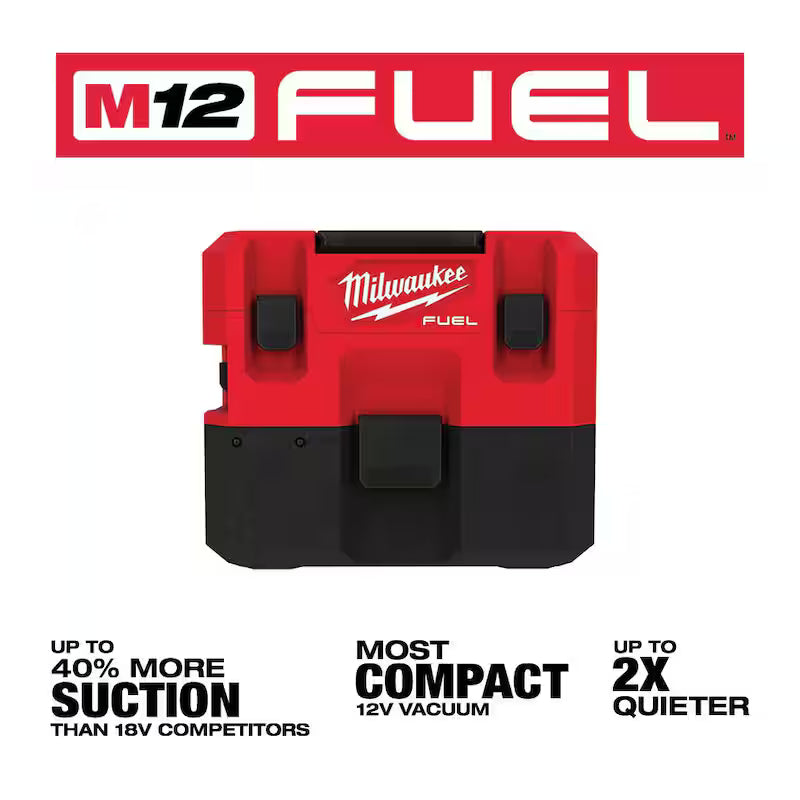 12-Volt Cordless 1.6 Gal. Wet/Dry Vacuum with 3/8 in. Drill Kit S687