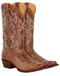 Vintage Cowboy Boot Snip Toe Tan J61527