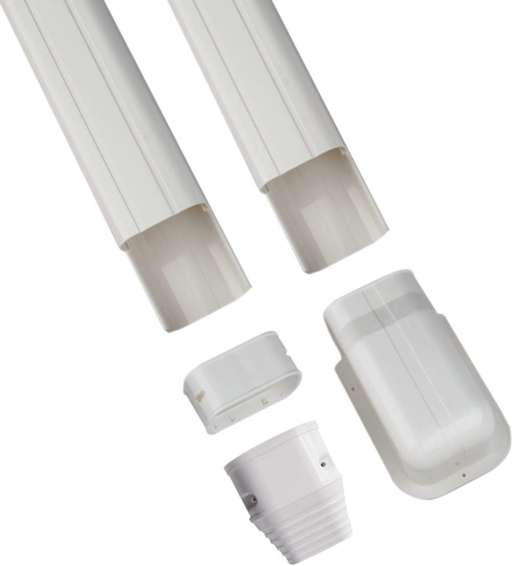 3'' W x 7.5ft L PVC Line Set Cover Kit, Pack of 2 F889936