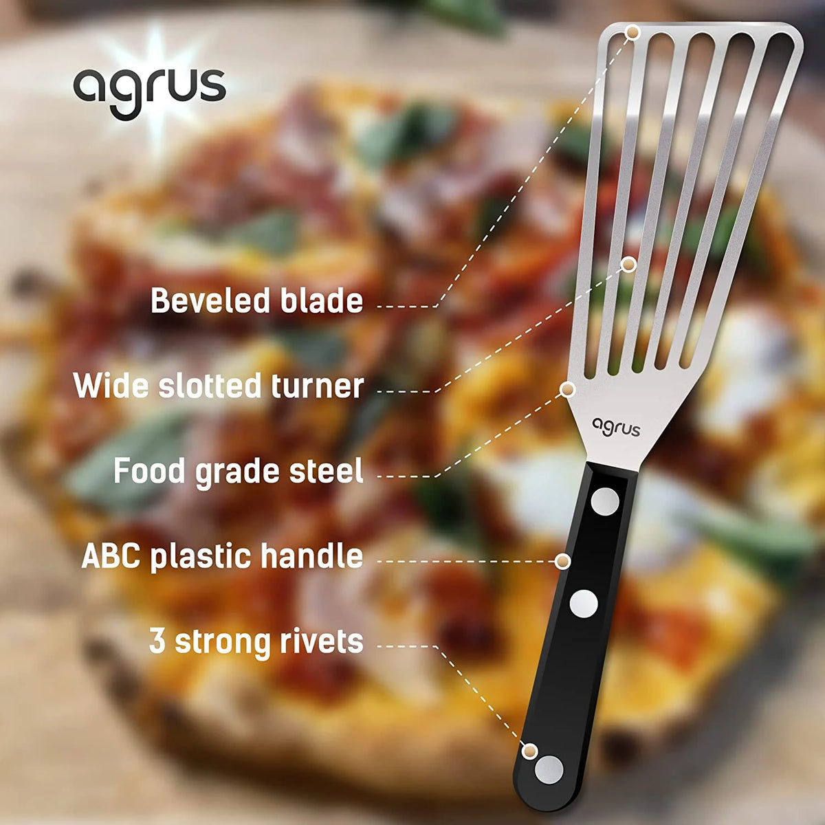Stainless Steel Fish Spatula N472