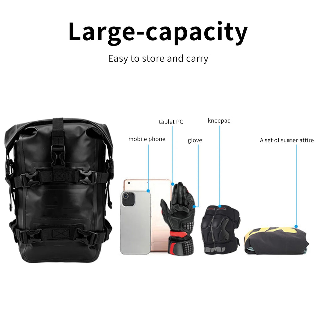 Waterproof Motorcycle Frame Bag, 8L Motorbike Side Bag L488