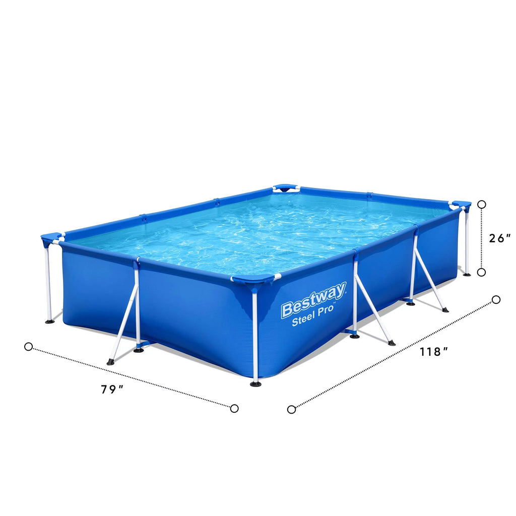 Rectangular Above Ground Swimming Pool Set S51079