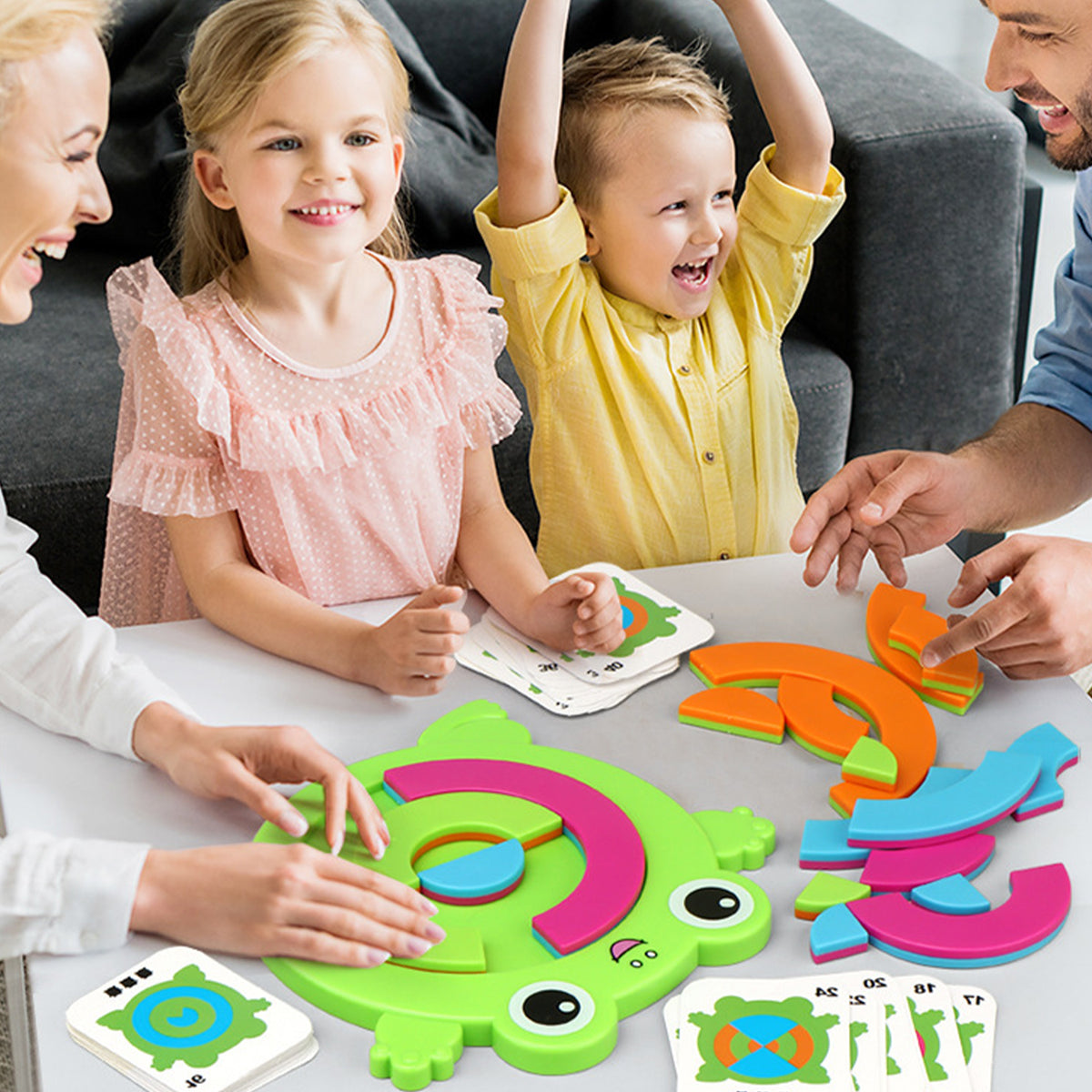 Frog Jigsaw Shape Puzzles Educational Toys B2385