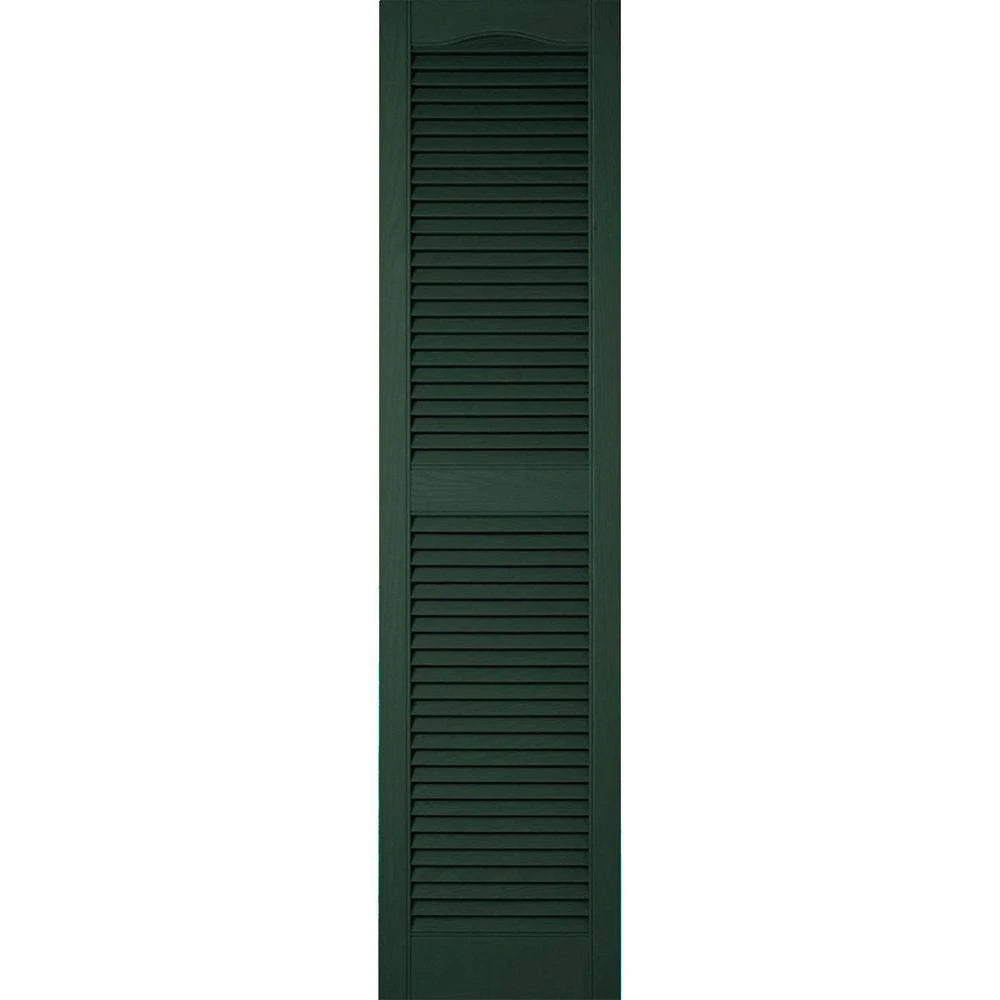 14 1/2 inchw x 65 inchh Vinyl Open Louver Shutters Per Pair I267837