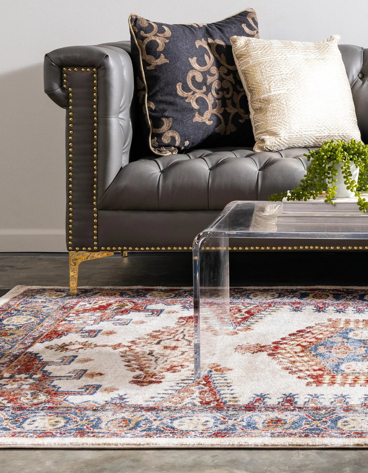 7' x 10' Cream Medium Rug X1607
