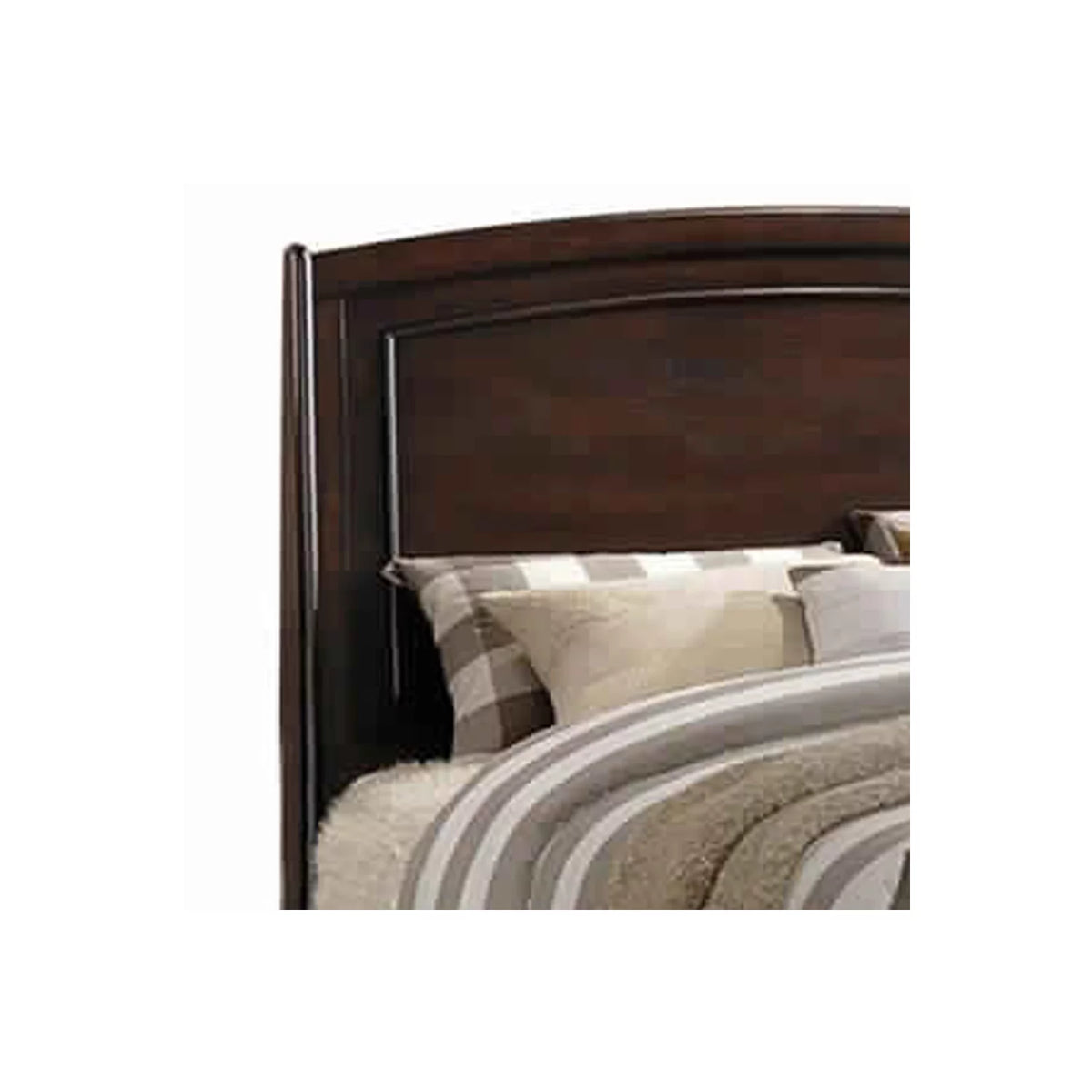 Oak Wooden C.King Bed with 3D Design T511