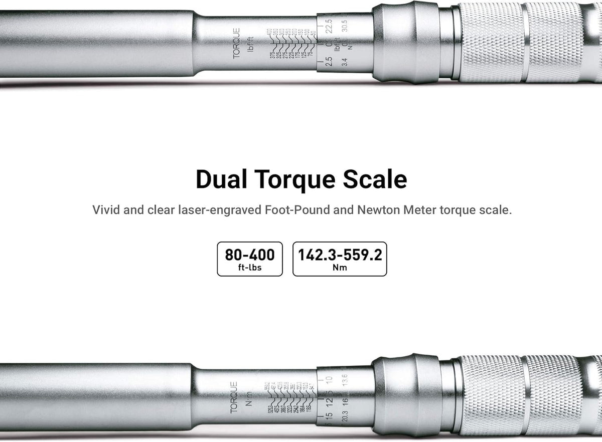 3/4-in 80-400 Foot Pound Torque Wrench R789669