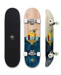 Skull Island 31 In. Popsicle Street Skateboard with 54 mm Twisted Wheels U989304