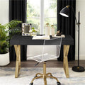 Black & Gold Writing Desk P493512