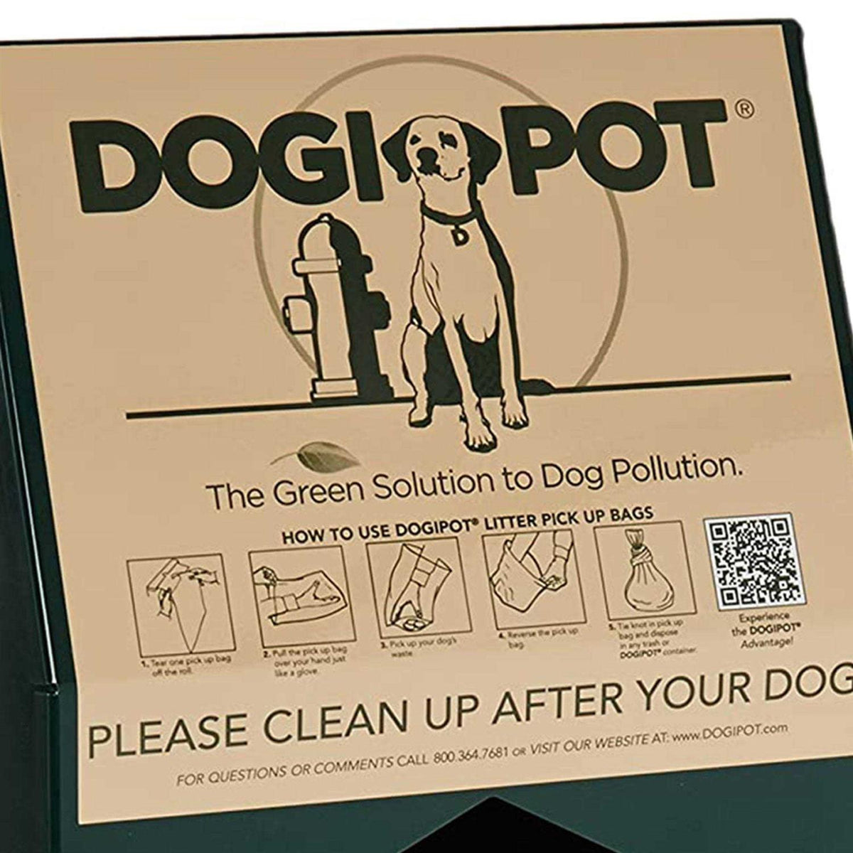 Aluminum Dog Waste Bag Dispenser F65768