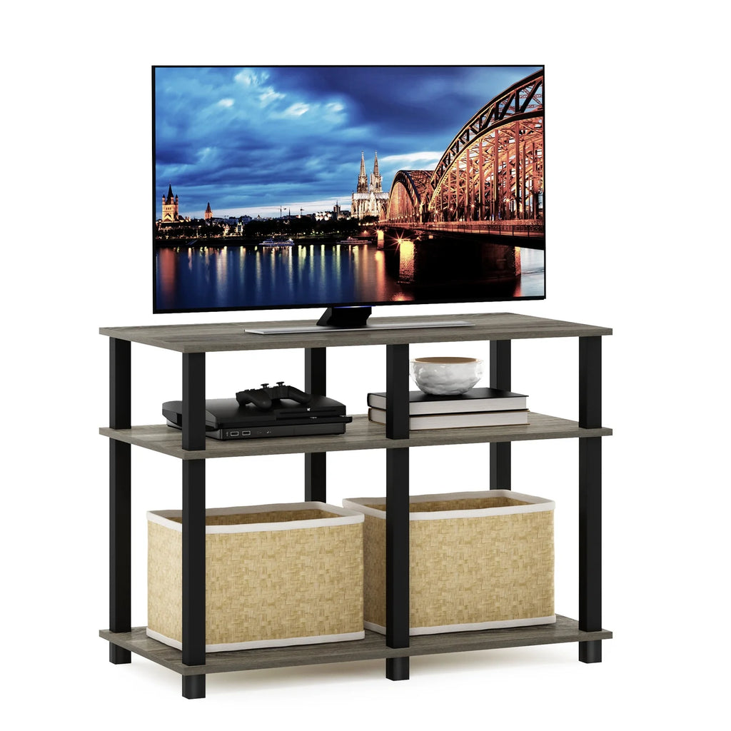 French Oak Black TV Stand up to 40 Inch M364