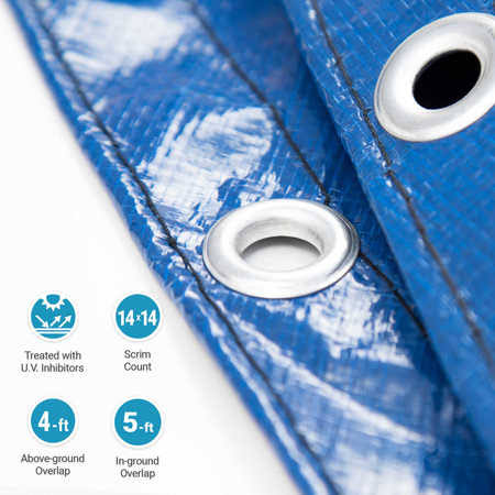 Rectangular In-Ground Pool Winter Cover V57786
