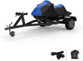 Blue/Black Jet Ski Cover with Trailer Straps and Storage Bag K716