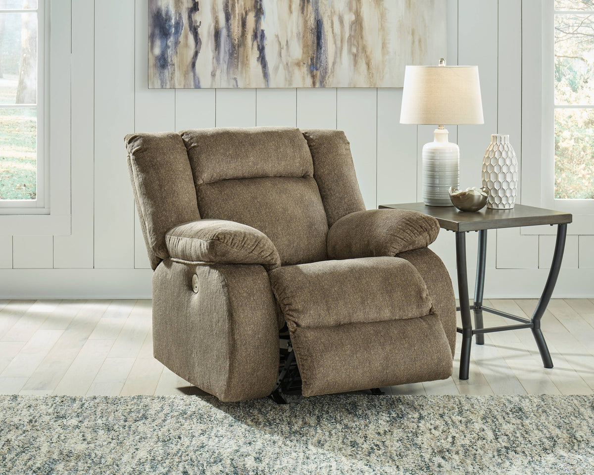Mocha Power Rocker Recliner H619
