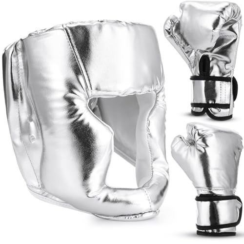 6oz Boxing Gloves and Headgear Set C693454