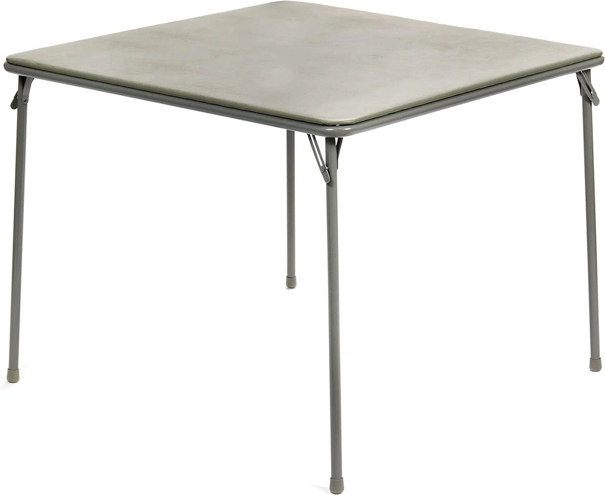 5pc Folding Card Table and Chair Set Black U946