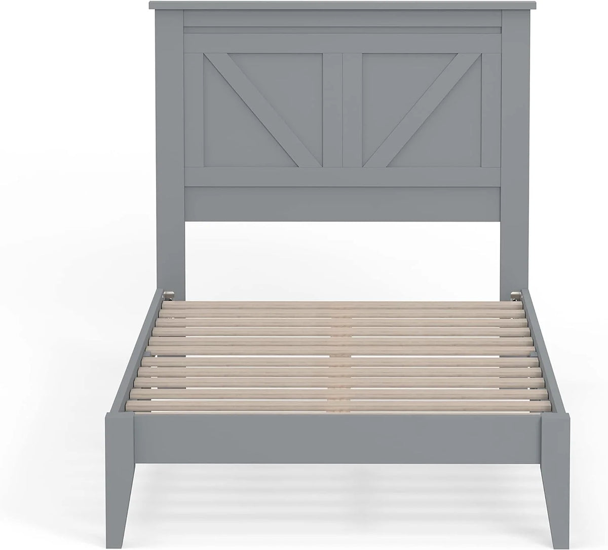 Solid Wood Platform Bed Y513734