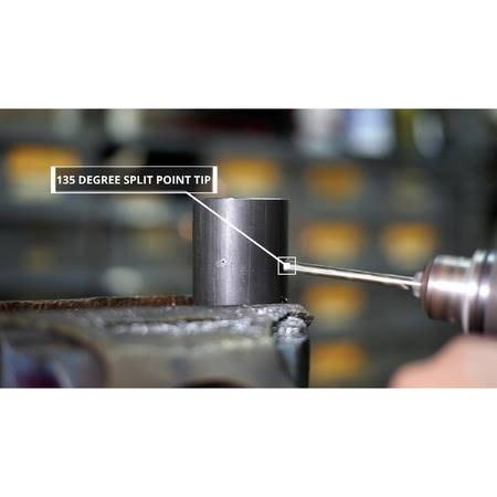 35/64 Cobalt Steel Taper Length Drill Bit L309114