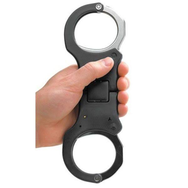 Black Steel Rigid Handcuffs N861034