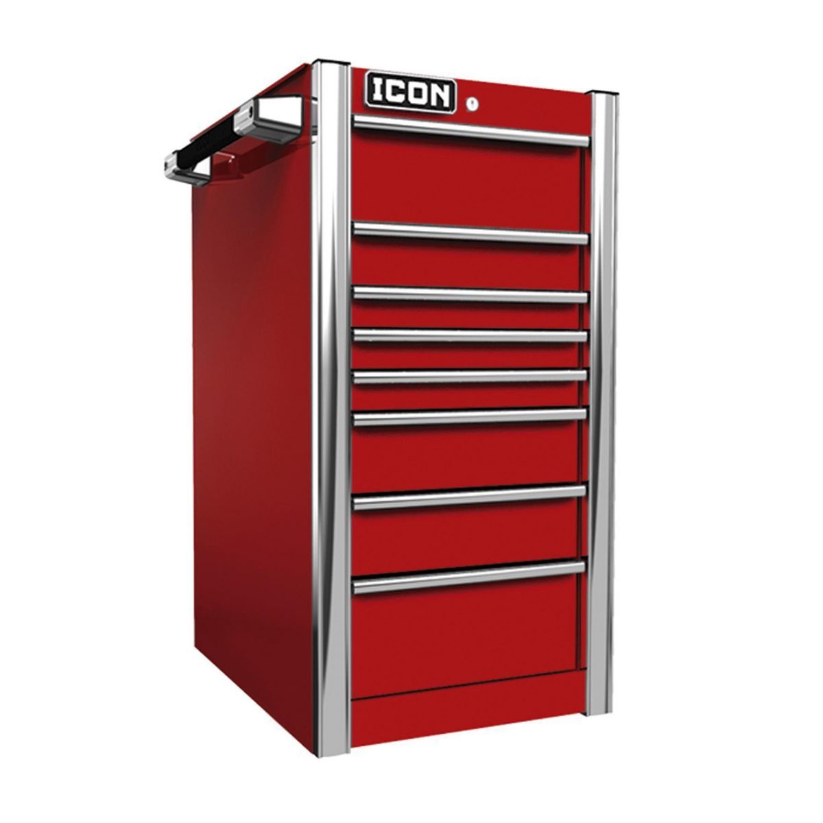 19 in. End Cab, Red X182391