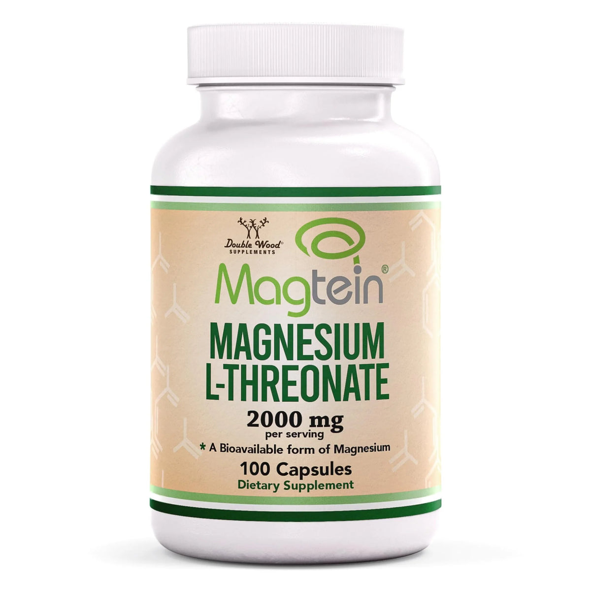 Magnesium L Threonate Capsules 2,000 mg 100 Capsules D4785