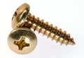 8-18 x 1/4 Sheet Metal Screw Phillips Pan Head Type AB Low Carbon Steel Yellow Zinc Plated Pk 10000 E25264