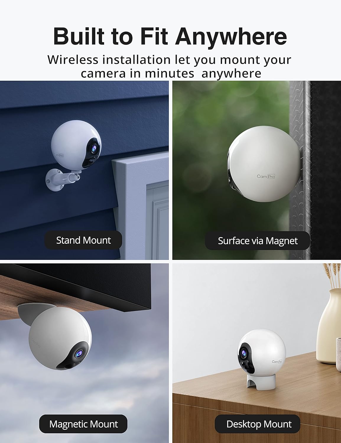 Wireless 1080p Full HD Security Camera with Night Vision Q27857