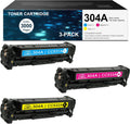 3 Pack Toner Cartridge for HP Color CP2025 CM2320 Printer D8869