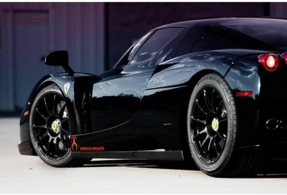 Gloss Black 5ft x 7ft Car Wrap Vinyl Film P16031