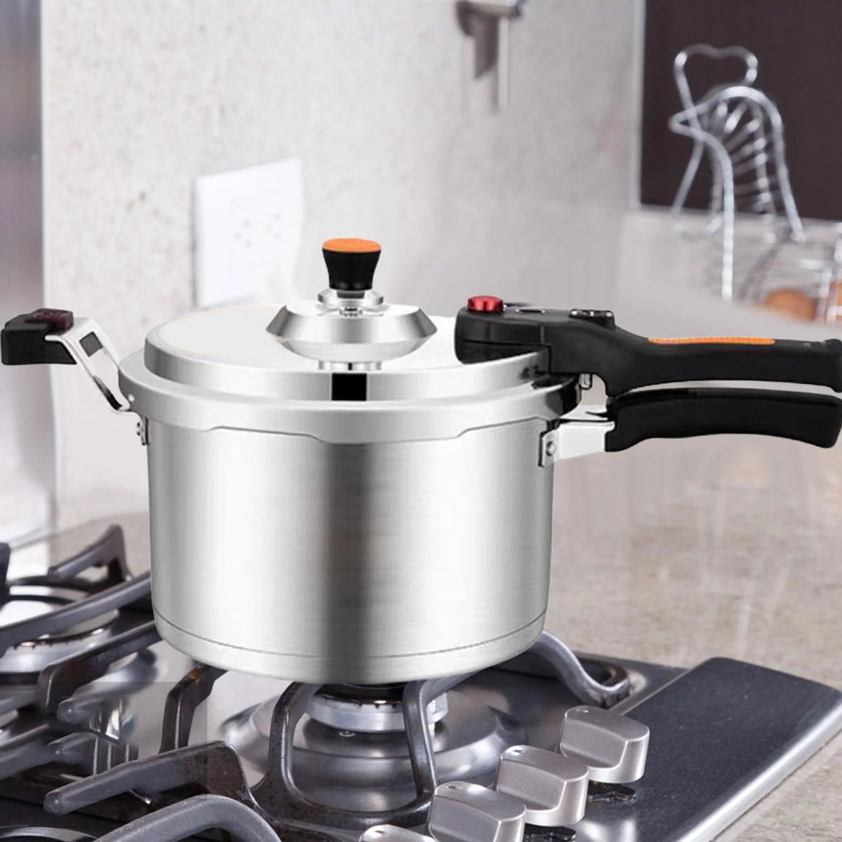 Stainless Steel 6L Slow Cooker Pressure Canning Pot I4411