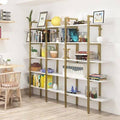 Gold/White Steel Bookcase B879300