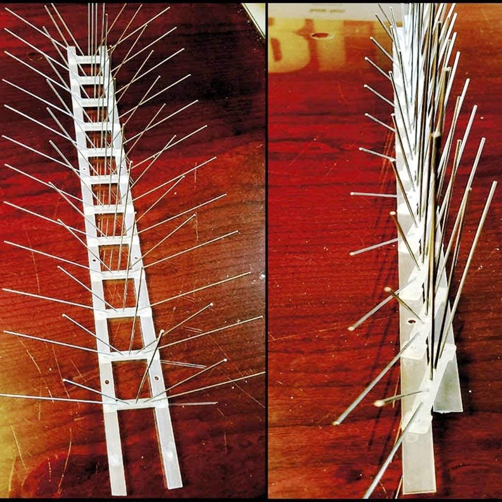 Heavy-Duty Adjustable Bird Spikes 100 ft Q6194