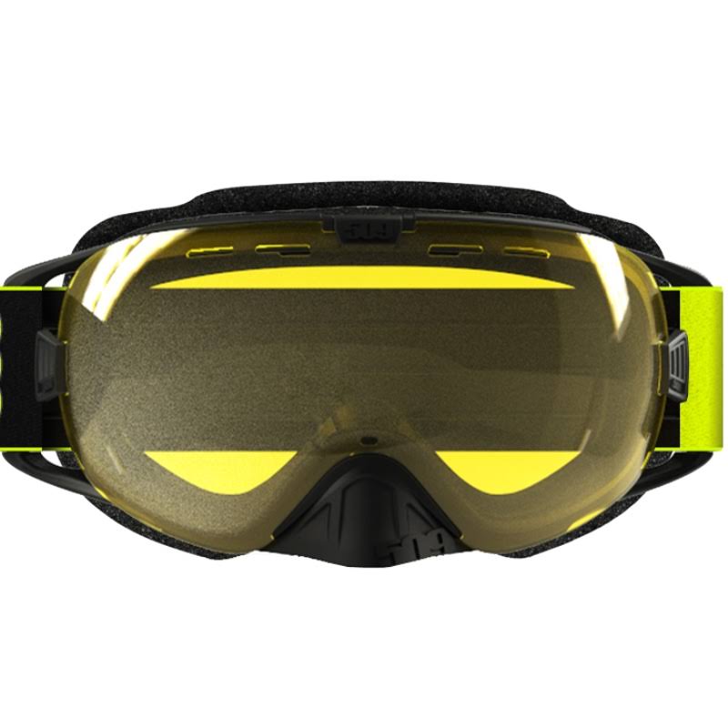 XL Revolver Goggles - Hi-Vis Black - Yellow Tint Lens B8828