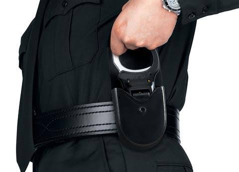 Black Steel Rigid Handcuffs N861034