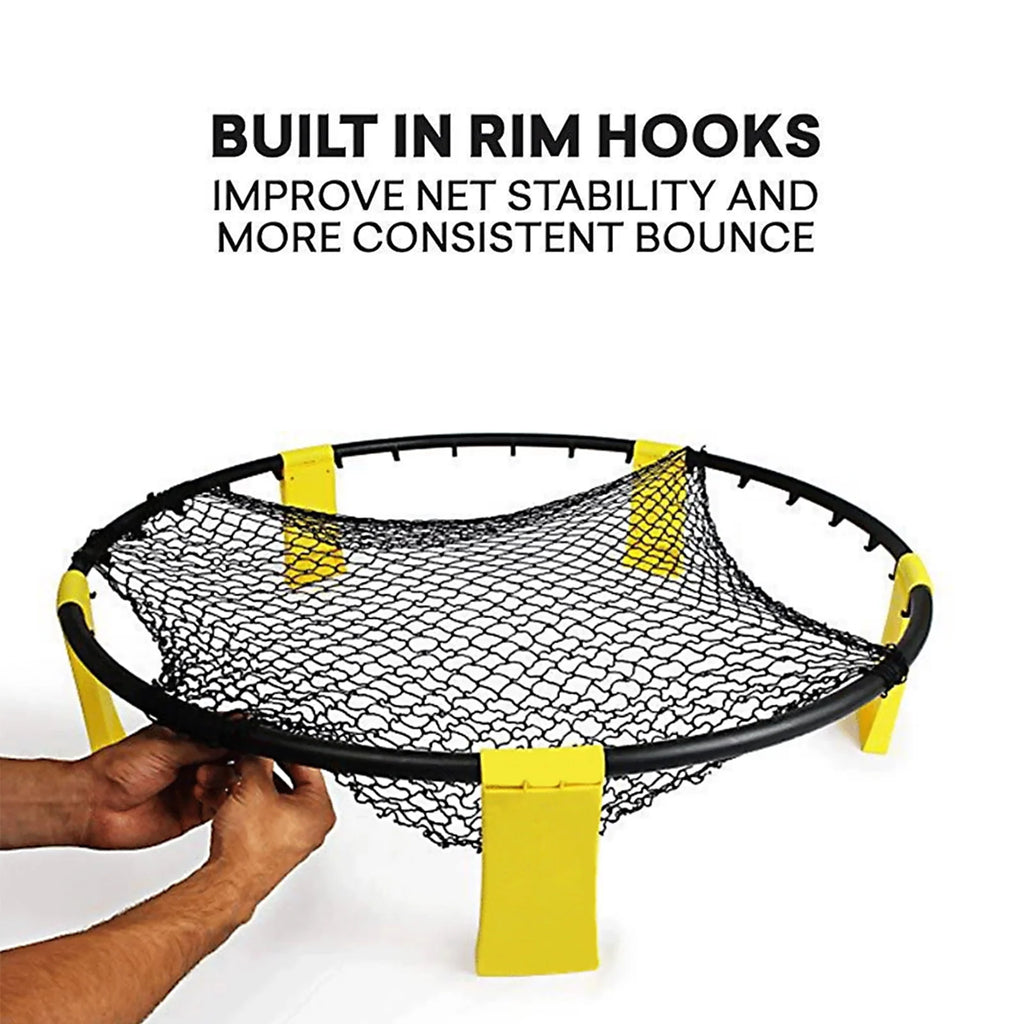 Roundnet Set with 3 Balls, Net, Pump, Carry Bag F6900