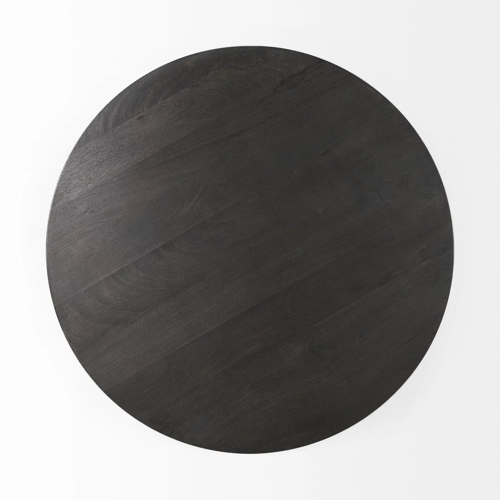 Wooden Pedestal Base Coffee Table P2444