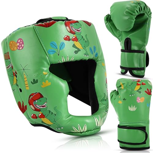 6oz Boxing Gloves and Headgear Set C693454